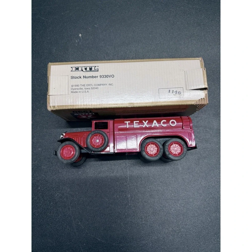 Texaco 1930 Diamond Fuel Tanker Truck Bank Ertl Series 7 Diecast w‎ Box (m14)